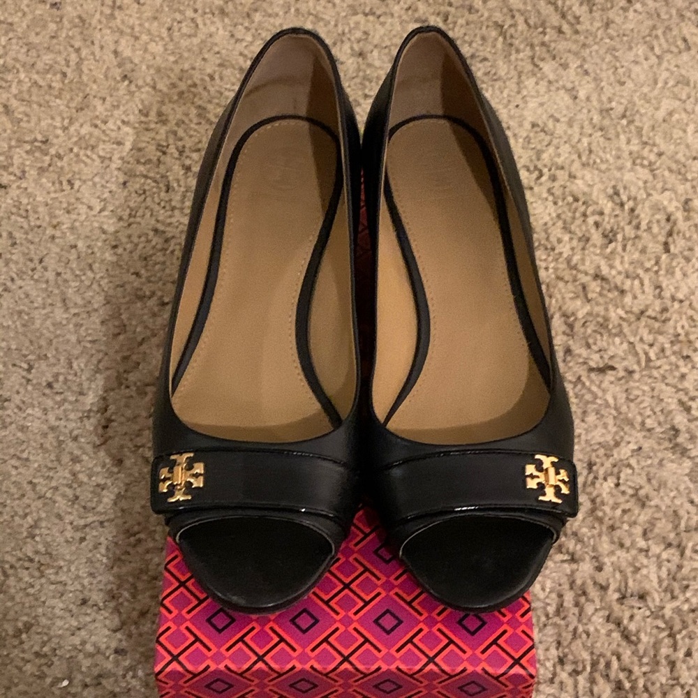 Tory Burch Kiara open toe wedge